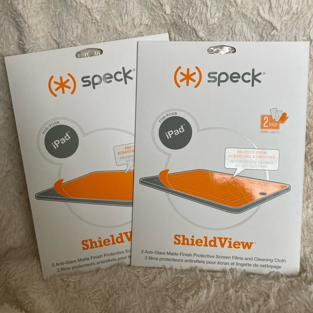 NWT Speck ShieldView Set of Two iPad Screen Protector 2-Pack